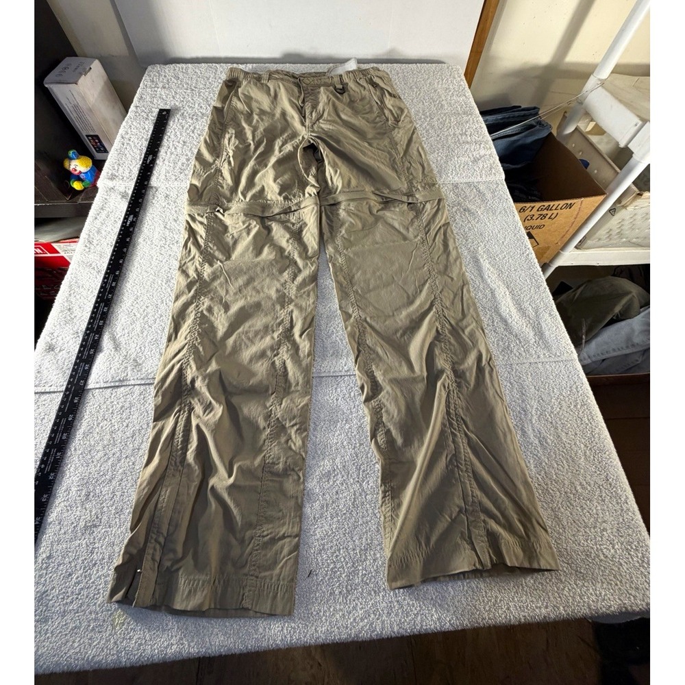 The North Face Beige Nylon Ripstop Straight Leg Pants Mens 36W L Long
